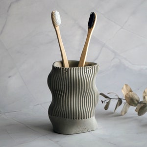 Concrete irregular pen holder | Toothbrush Holder | Cup