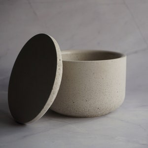 Concrete Candle Jar | Candle Vessel