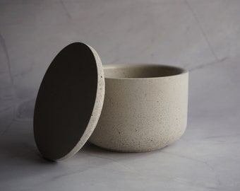 Concrete Candle Jar | Candle Vessel