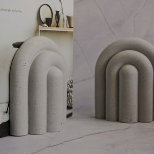 Concrete Bookends | Set of 2