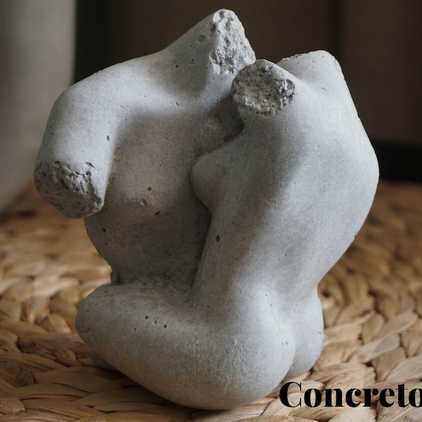Betonskulptur | Auguste Rodin | Buchstütze | Briefbeschwerer | Liebhaber