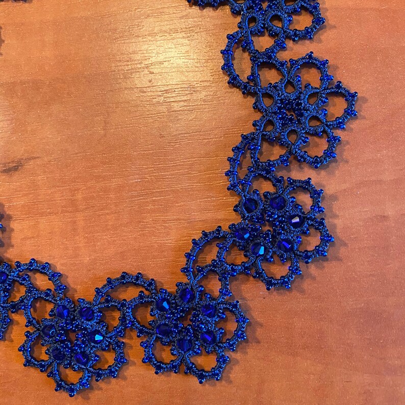 Tatting Necklace Jewelry Necklace Elegant Lace Necklace Handmade