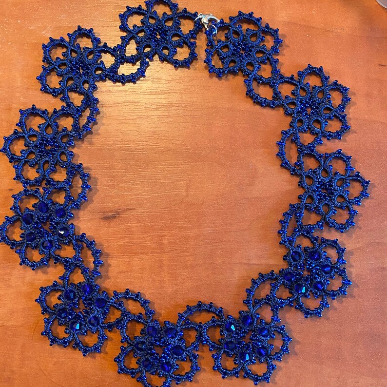 Tatting Necklace Jewelry Necklace Elegant Lace Necklace Handmade