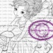 Monika K reviewed Digital Stamp, Digi Stamp, digistamp, Sitting Pretty on Mushroom by Conie Fong, Girl, Fairy, fantasy, mushroom, coloring page, scrapbooking