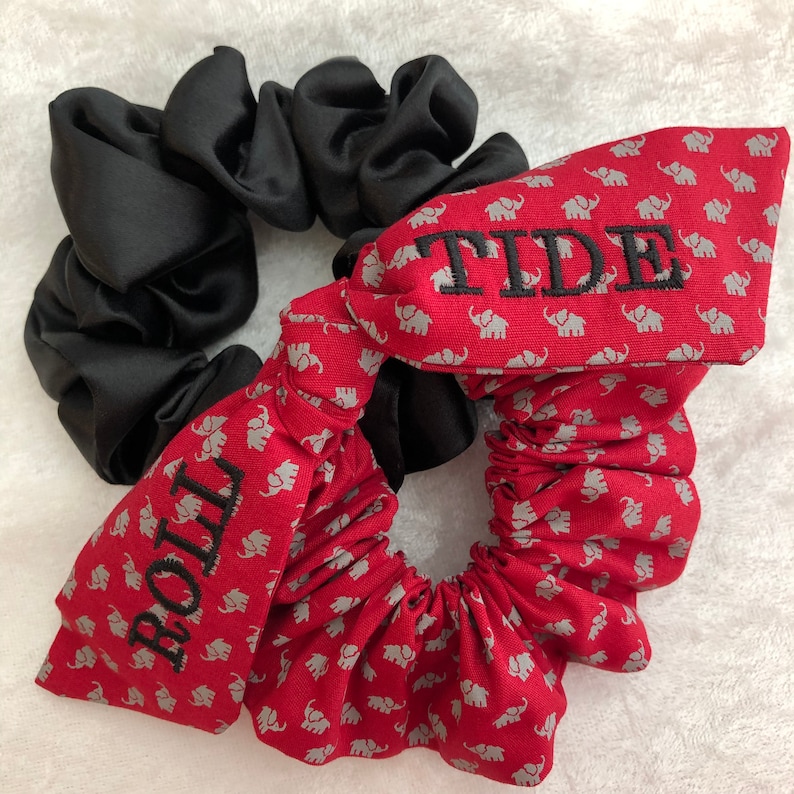 University of Alabama Scrunchies-University of Alabama Officially Licensed Crafter