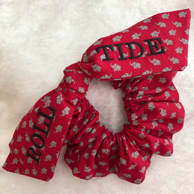 University of Alabama Scrunchies-University of Alabama Officially Licensed Crafter