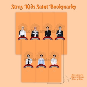 Enhypen Saint Bookmarks - kpop gifts, enhypen gifts, engene, jungwon, heeseung, enhypen jay, enhypen jake sim, sunghoon, sunoo, ni-ki