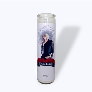 Stray Kids Saint Felix Unscented Candle, SKZ gift, Stray Kids gift, Kpop gift, stray kids felix, kpop candle, skz candle, felix candle