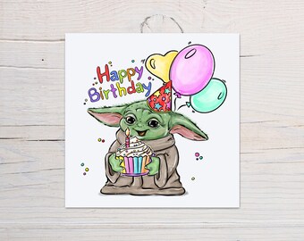 Yoda Happy Birthday Etsy