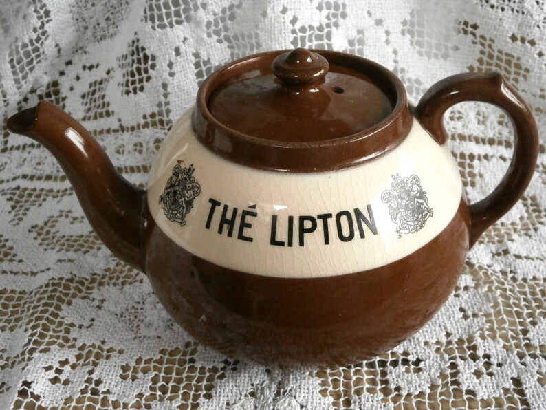 Vintage Lipton Tea Teapot Lingard ster & Co ltd Etsy