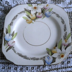 Thomas Forester Enamelled Floral Side Plate