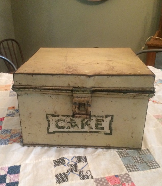 antique cake tins