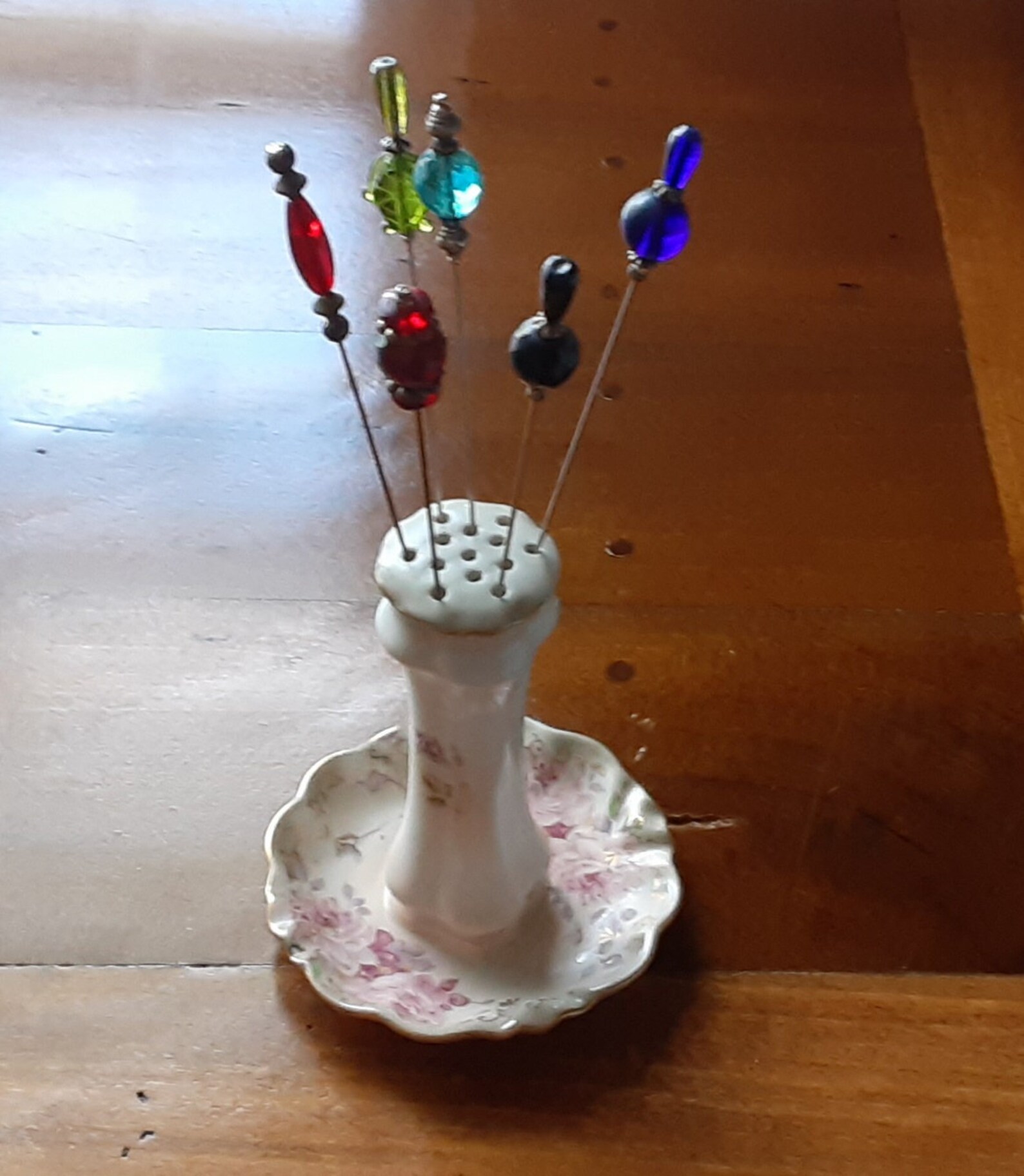 Vintage Hat Pin Holder and Hat Pins Etsy