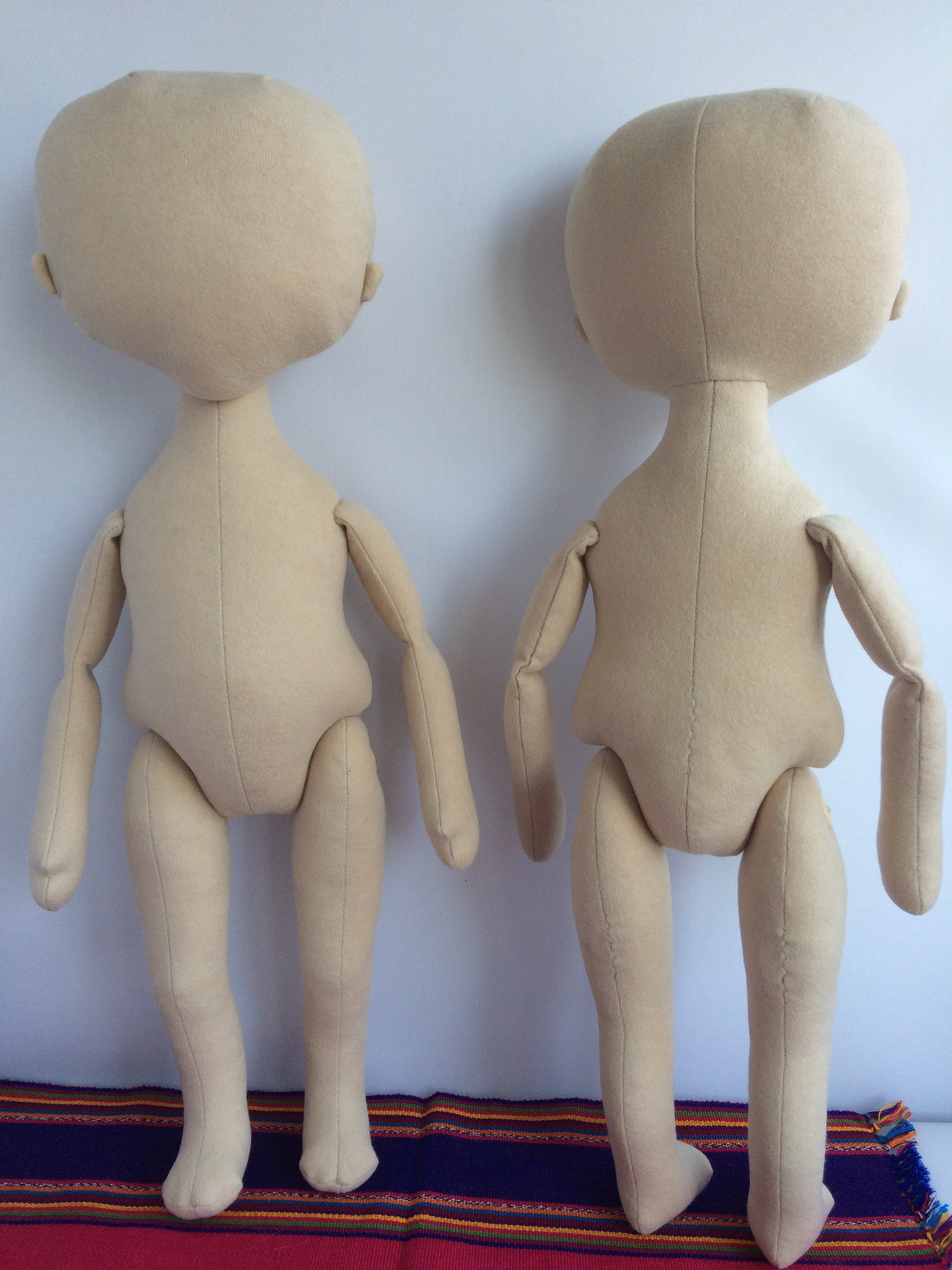 Blank Doll Body 18 47.5 Cm Blank Rag Doll Rag Doll Etsy