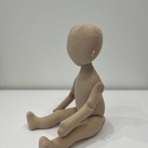 Blank doll body - 18" (46 cm), blank rag doll, rag doll body, the body of the doll made of cloth, textile dolls blank rag