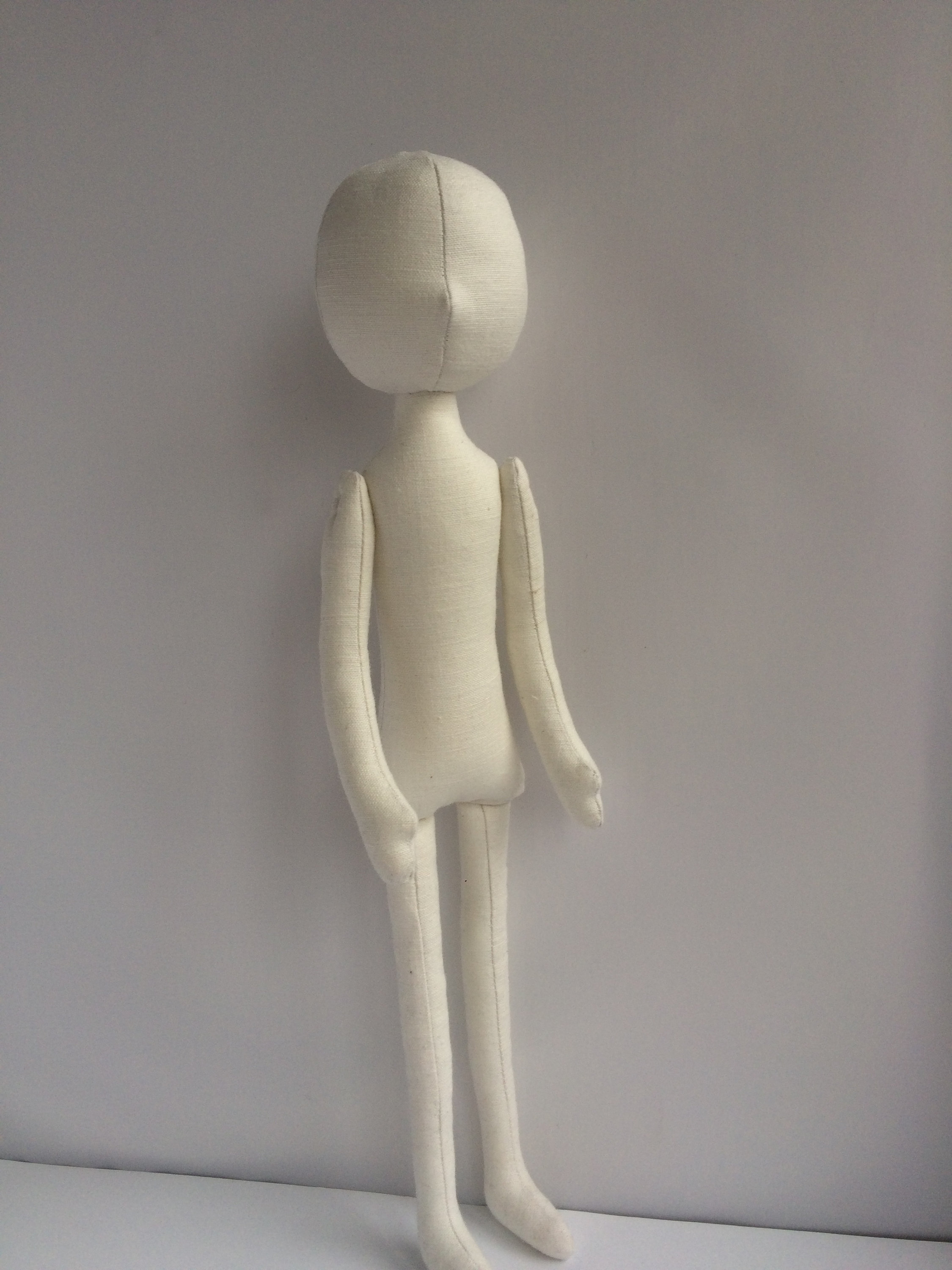 Linen Blank doll body 14.7 37.5 cm linen blank rag Etsy