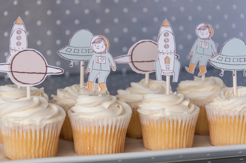 Spaced Themed Birthday Party Astronaut Birthday Party Boys Etsy