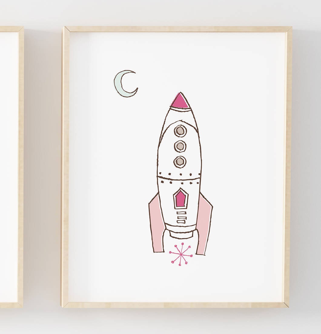 Outer Space Girl Art, Spacecraft Girl Art, Outer Space Art, Space Theme ...