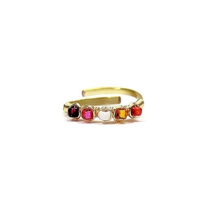 Lesbian Pride Ring, Subtle Lesbian Ring, Adjustable LGBTQ Ring, Stackable Silver Ring, Dainty Minimalist Gay Pride Ring, Wire Wrapped Ring