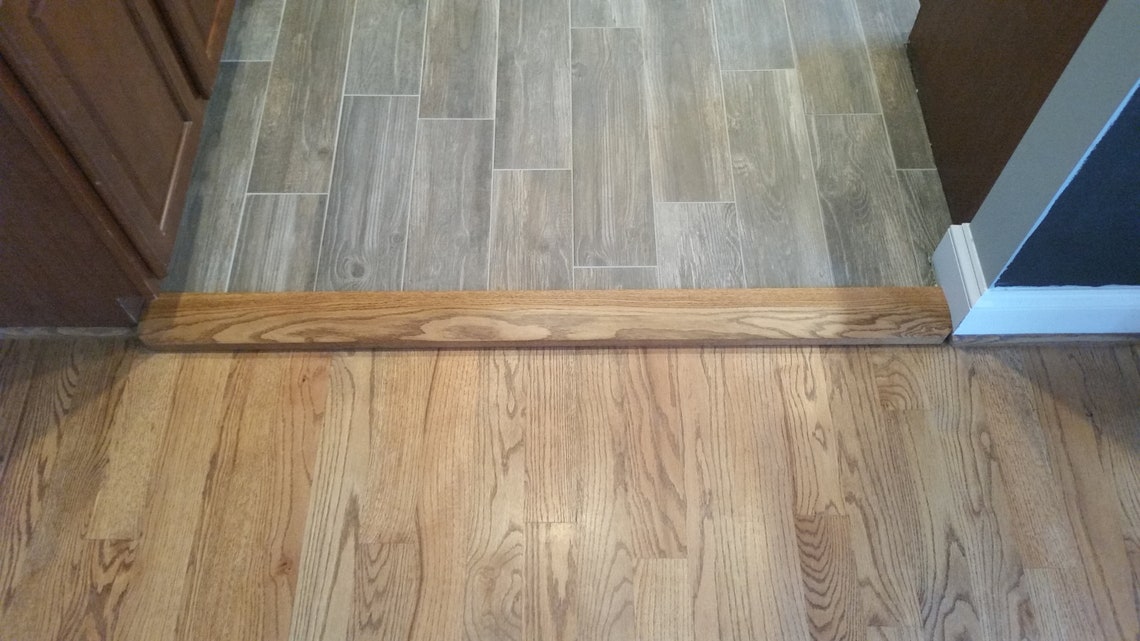 Wood Threshold / Saddle / Sill Floor Door Transition Made to Etsy