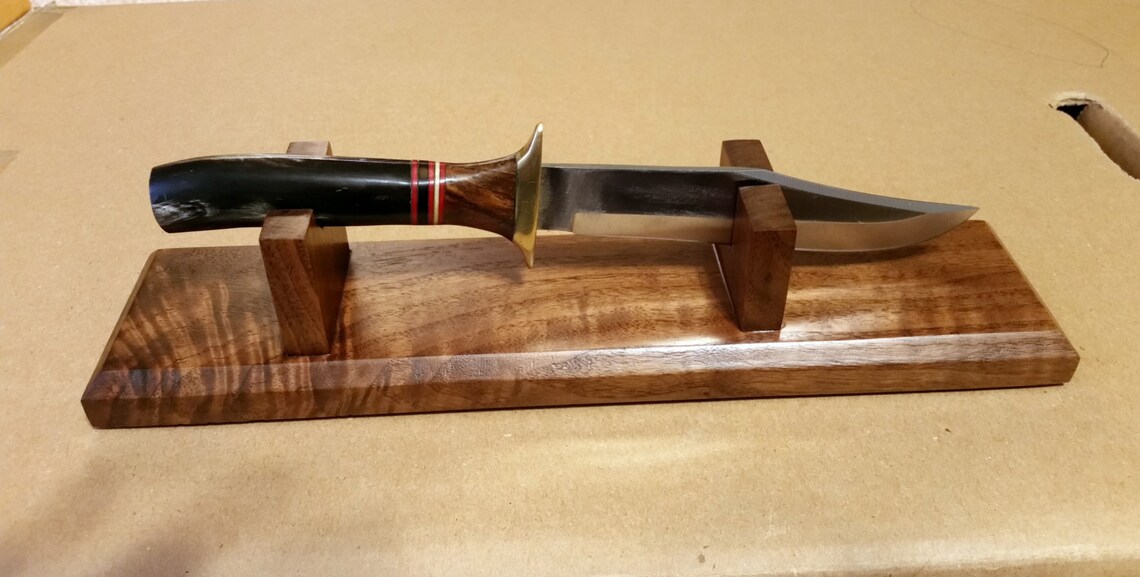 Made to Order Wood Knife Display Stand Custom Hand Made to Etsy Australia