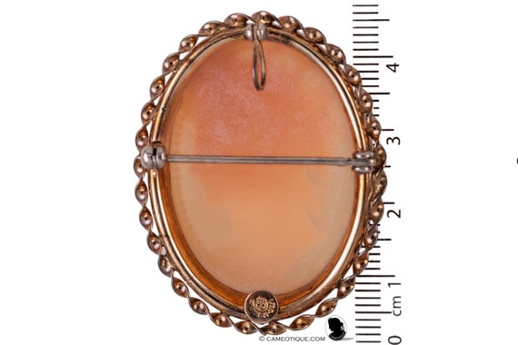 Art Deco brooch, shell cameo, Art Deco jewelry, A… - image 3