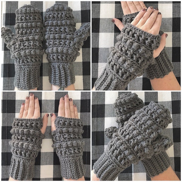Crochet Pattern -INSTANT PDF DOWNLOAD - Mittens Pattern - Crochet Mittens - Crochet Mittens Pattern - Mittens - Gloves - Gloves Pattern