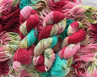 MERRY & BRIGHT - Hand Dyed Merino Wool Yarn