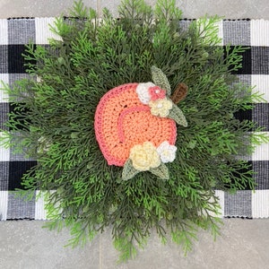Crochet Pattern - INSTANT PDF DOWNLOAD - Nellas Cottage - Peach - Georgia Peach - Utah Peach - Crochet Peach - Boho Peach - Peaches - Fruit