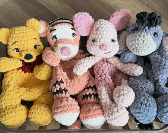 Crochet Plushies - Childhood Friends Snugglers