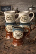 Handmade Coffee Mug - Pottery Coffee Mug - Logo Coffee Mug - Handmade Pottery - Pottery - Coffee - Mugs - Handmade