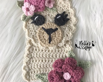 Crochet Pattern - INSTANT PDF DOWNLOAD - Llama - Crochet Llama - Boho Llama - Llama Applique - Llamas - Crocheted Llama Pattern - Pattern