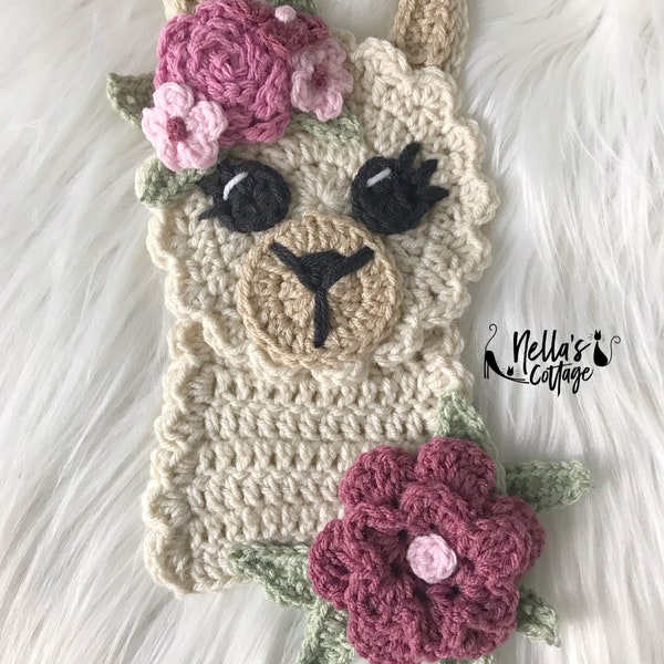 Crochet Pattern - INSTANT PDF DOWNLOAD - Llama - Crochet Llama - Boho Llama - Llama Applique - Llamas - Crocheted Llama Pattern - Pattern