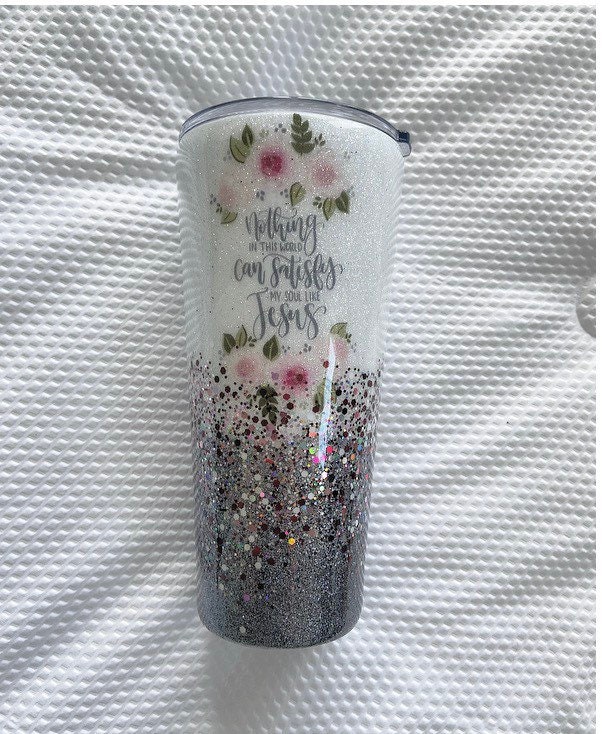 Glitter Tumbler Cup Ideas - flowerkamilia