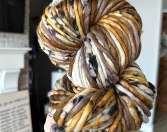 CARAMEL COOKIE CRUNCH - Hand Dyed Yarn - Nellas Cottage - Hand Dyed Fiber - Fiber Yarns - Yarn - Maker - Crochet - Knit - Knitting