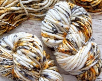 JACK-O-LANTERN - Hand Dyed Yarn - Nellas Cottage - Hand Dyed Fiber - Fiber Yarns - Yarn - Maker - Crochet - Knit - Knitting