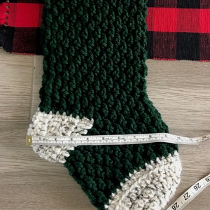 Crochet Pattern INSTANT PDF DOWNLOAD Crochet Stocking Pattern Stocking Christmas Stocking Christmas Pattern Pattern Alpine image 3