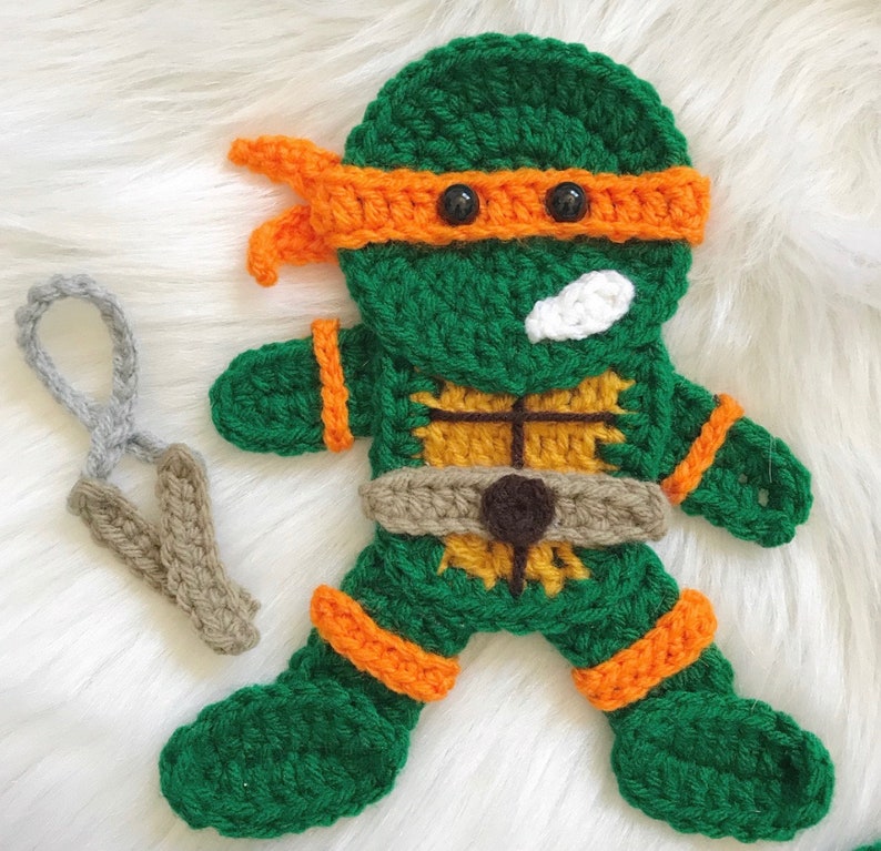 Crochet Pattern INSTANT PDF DOWNLOAD Pattern Turtles Ninjas Crochet Patterns Nellas Cottage Patterns Patterns Turtle Pattern image 2