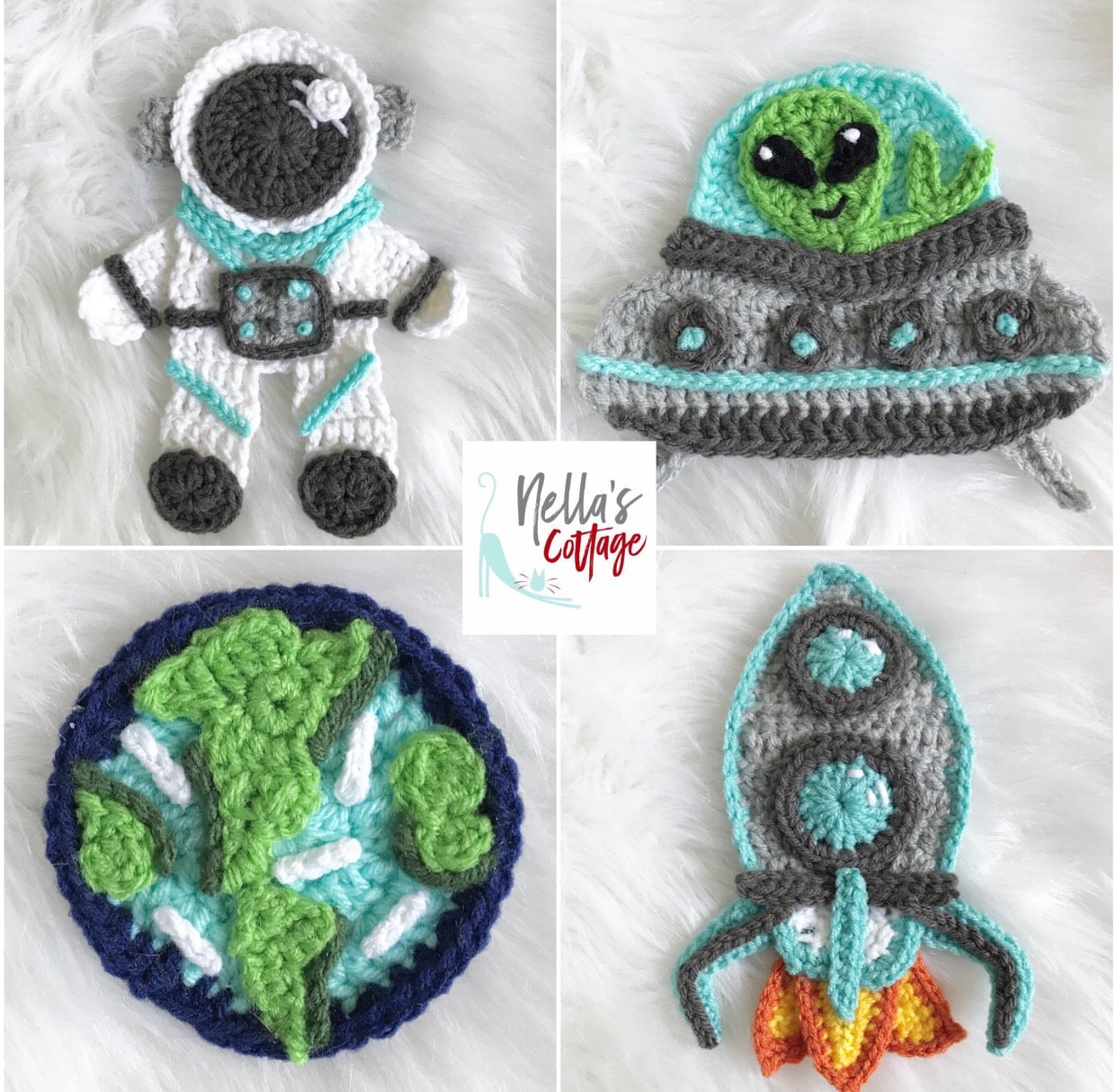 Crochet Pattern INSTANT PDF DOWNLOAD Nellas Cottage Patterns