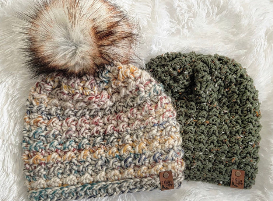 Magnolia Crochet Beanie Pattern - Unisex Hat (PDF Download) - Etsy