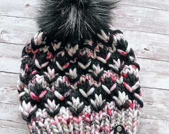 Handmade Knit Beanie - Knit Hat - Knit Accessories - Winter Beanie - Nellas Cottage