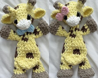 Crocheted Giraff Plushie - Stuffed Animals - Nellas Cottage - Giraffe - Baby Giraffe - Plushie - Giraffe Amigurumi - Crochet - Handmade