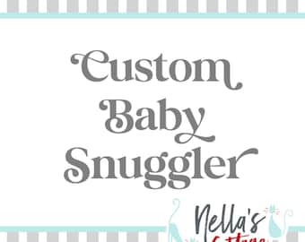 Custom Baby Snuggler - Crochet Snuggler - Crochet Plushie