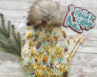 Handmade Knit Beanie - Knit Hat - Knit Accessories - Winter Beanie - Nellas Cottage