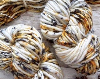 JACK-O-LANTERN - Hand Dyed Yarn - Nellas Cottage - Hand Dyed Fiber - Fiber Yarns - Yarn - Maker - Crochet - Knit - Knitting