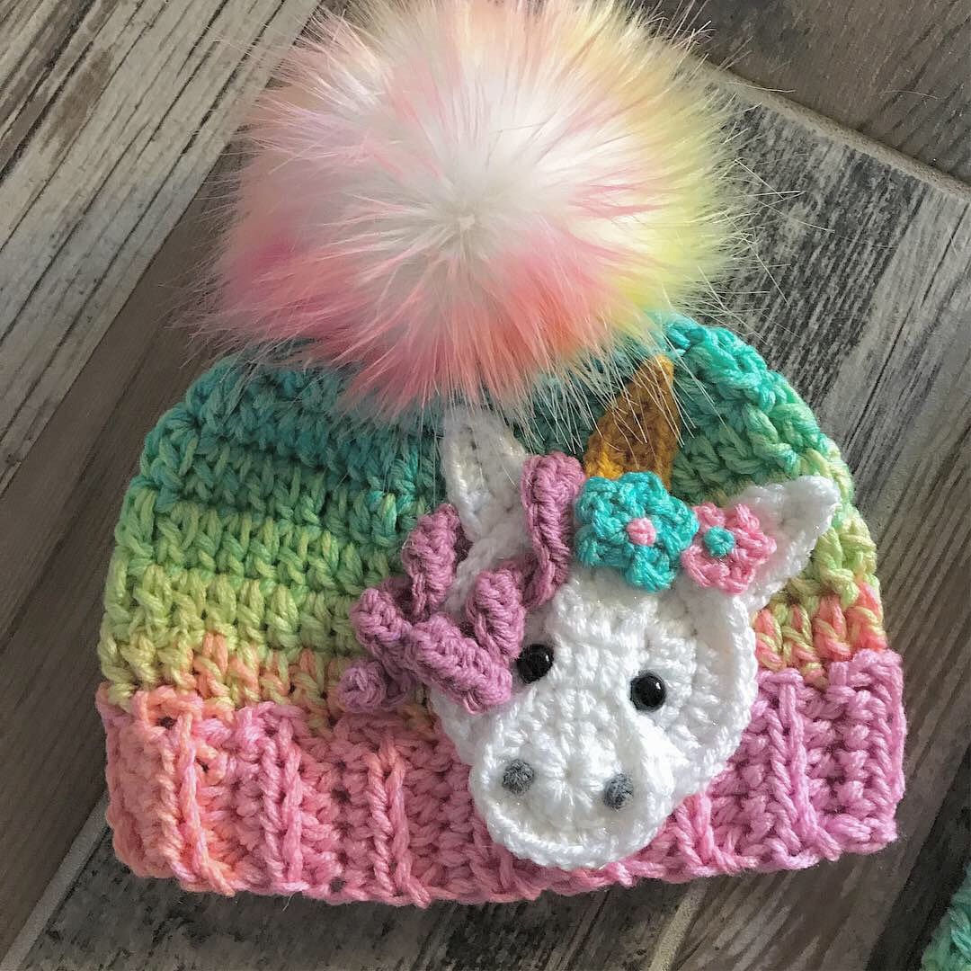 Tendencia miembro Discriminatorio Gorro de Unicornio Hecho a Mano Gorro de Unicornio Arco Iris - Etsy España