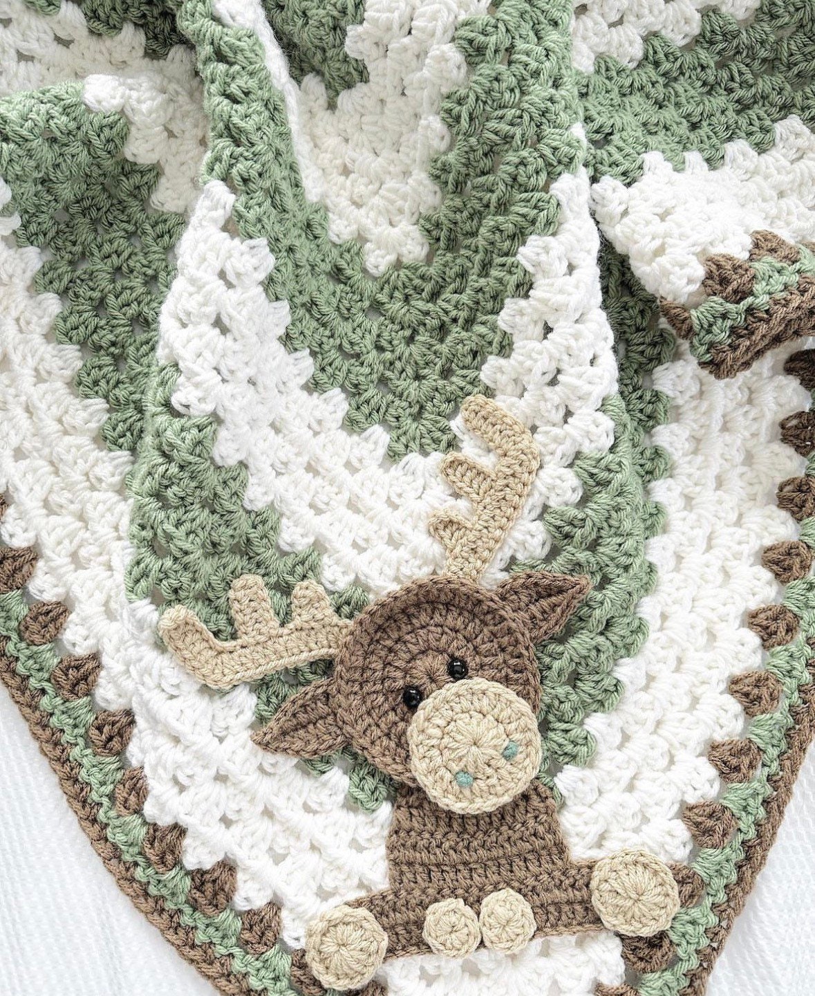 Moose baby blanket hotsell