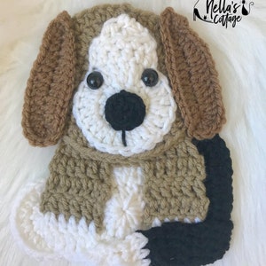 Crochet Pattern - INSTANT PDF DOWNLOAD - Nellas Cottage - Beagle - Dog - Crochet Beagle - Crochet Dog Pattern - Pattern - Beagle Pattern