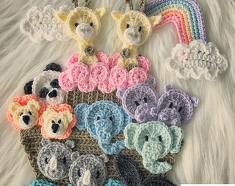 Crochet Pattern - INSTANT PDF DOWNLOAD - Noah's Ark Pattern - Crochet Noah's Ark - Appliqué Pattern - Pattern - Baby Pattern