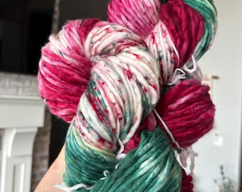 JINGLE BELLS - Hand Dyed Merino Wool Yarn